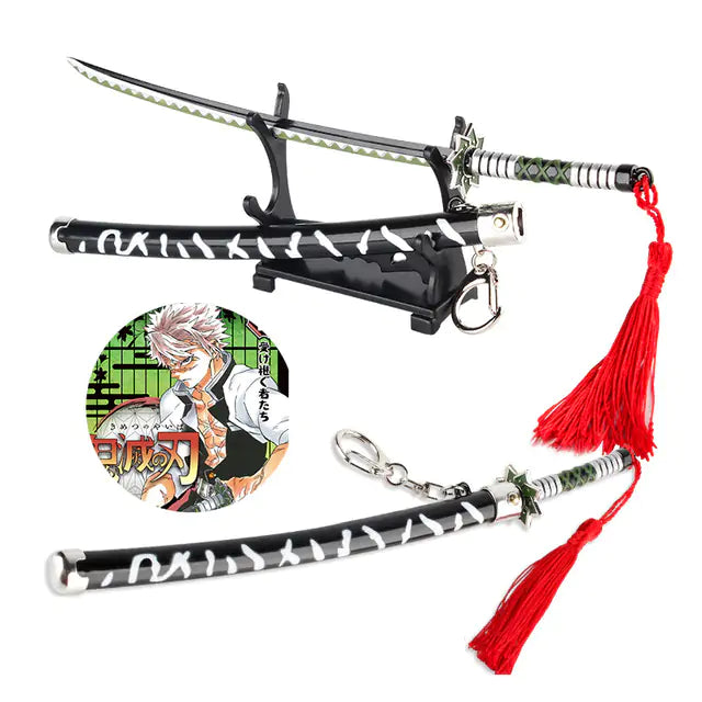 Demon Slayer Blade Keychain Sword Model