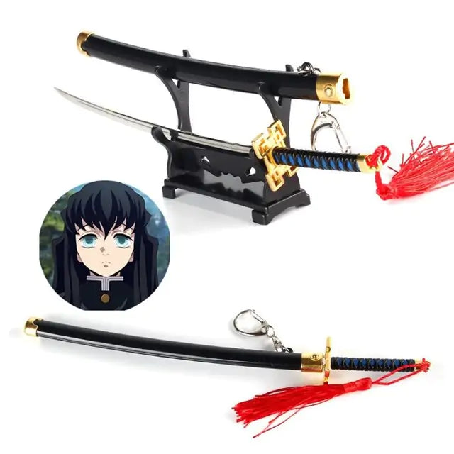 Demon Slayer Blade Keychain Sword Model