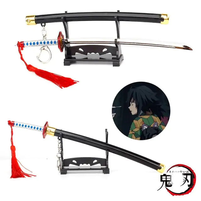 Demon Slayer Blade Keychain Sword Model