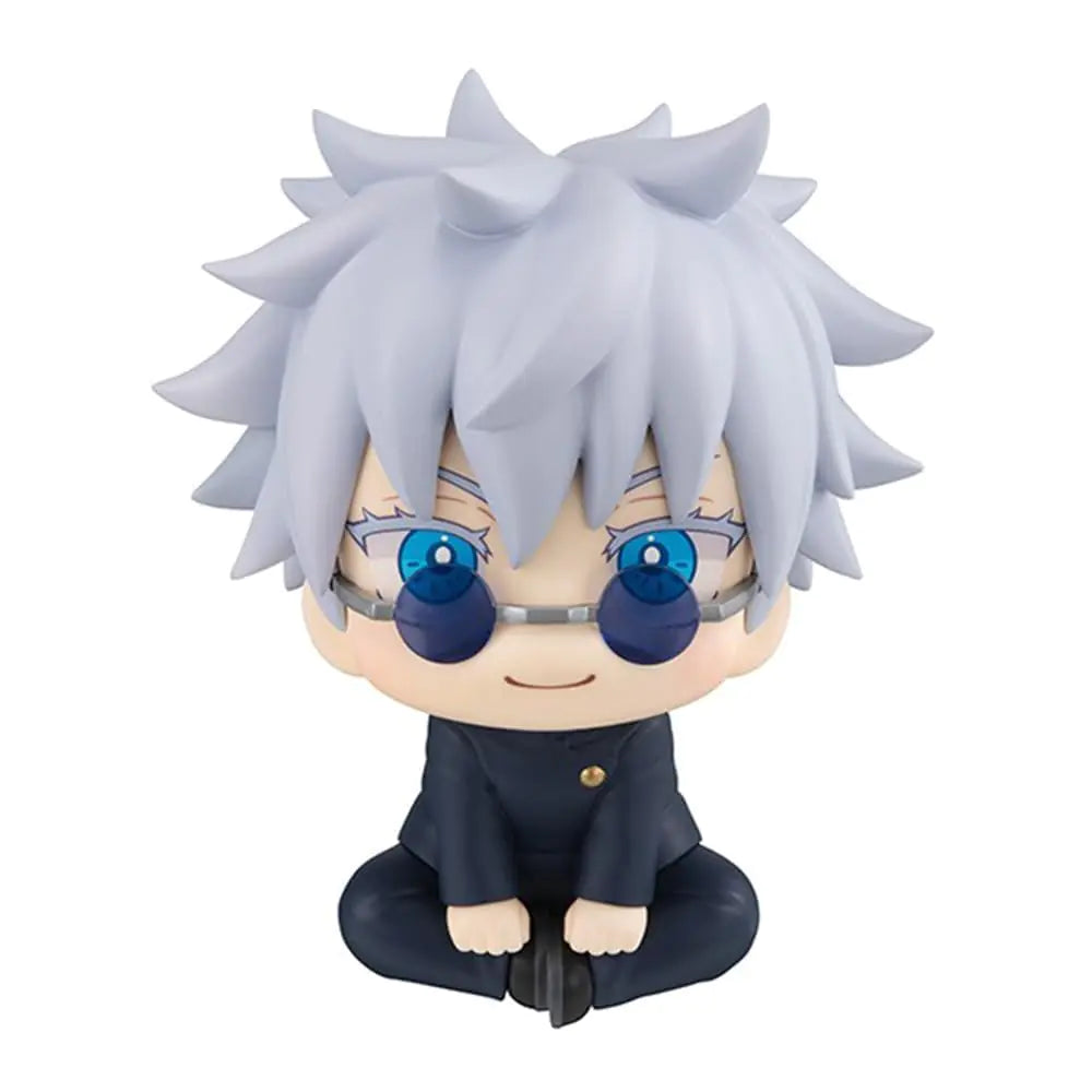 Puruuige Fushiguro Megumi Figure Anime Q Version Megumi Figurine 3.93 Look Up Pose Model Statue PVC Cute Cake Topper Decoration