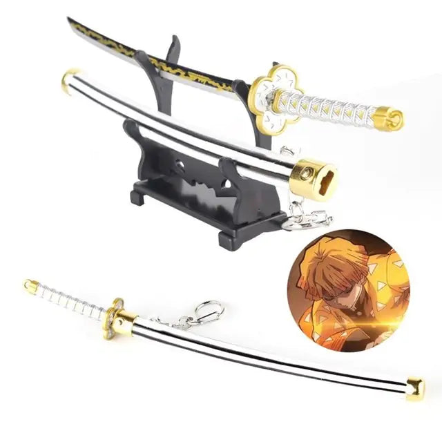 Demon Slayer Blade Keychain Sword Model