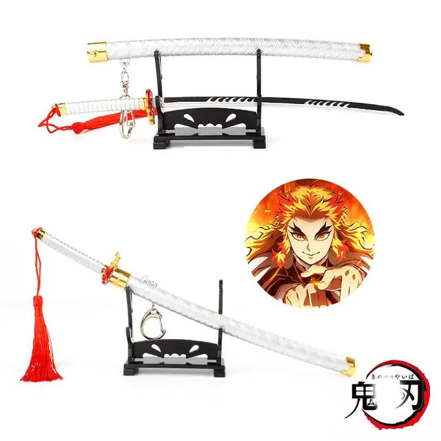 Demon Slayer Blade Keychain Sword Model