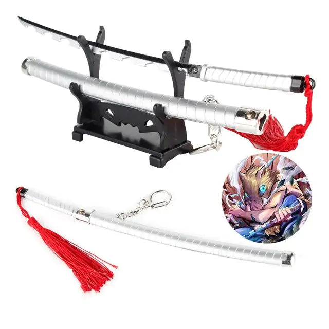 Demon Slayer Blade Keychain Sword Model