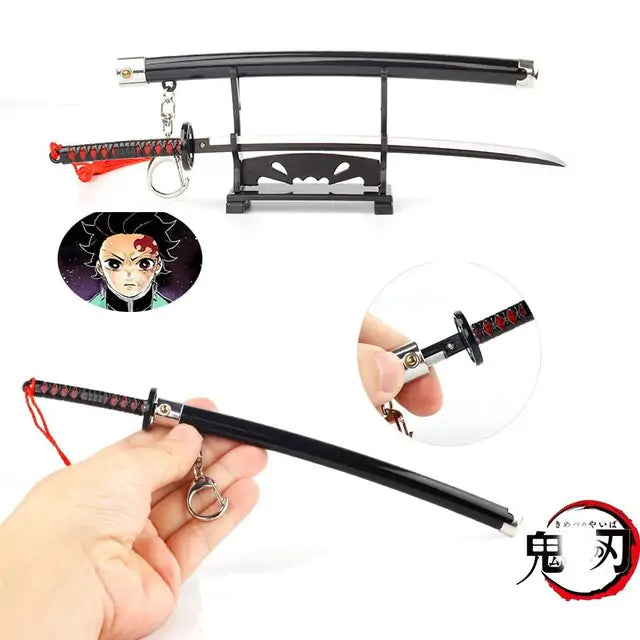 Demon Slayer Blade Keychain Sword Model