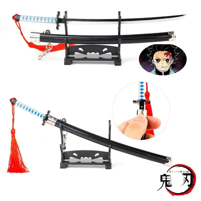Demon Slayer Blade Keychain Sword Model