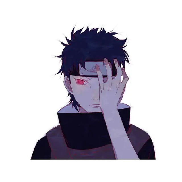 Anime Peeking Car Window Sticker